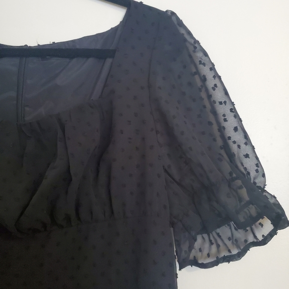 NWOT A-Line Square Neck Dress - Picture 7 of 7